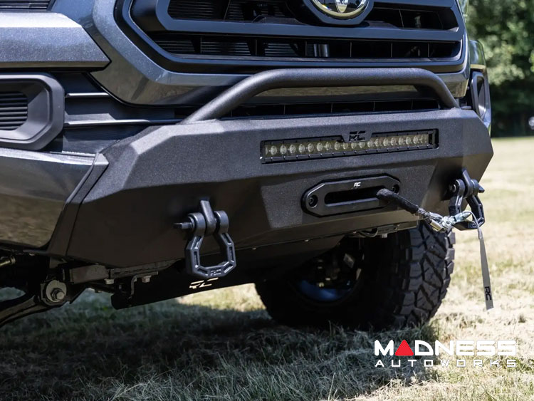 Toyota Tacoma Front Bumper - Winch Mount w/ Black Series Light Bar